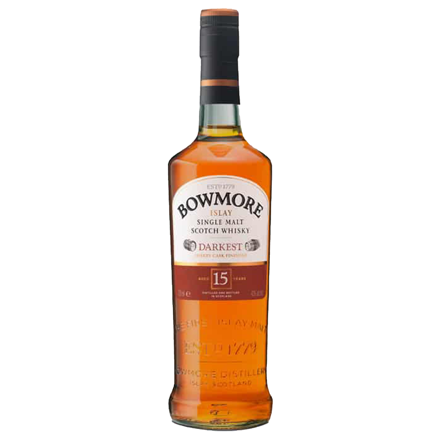 Bowmore 15 Yrs Darkest Islay Malt Bowmore 15 Yrs Darkest Islay Malt
